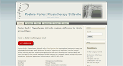 Desktop Screenshot of postureperfectphysio.ca